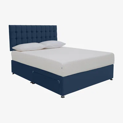 Furniture Village TEMPUR - Original Prime Divan Set - Double - Blue