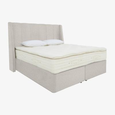 Furniture Village Hypnos - Bespoke Monarch Medium Divan Set - Double - Imperio Stone