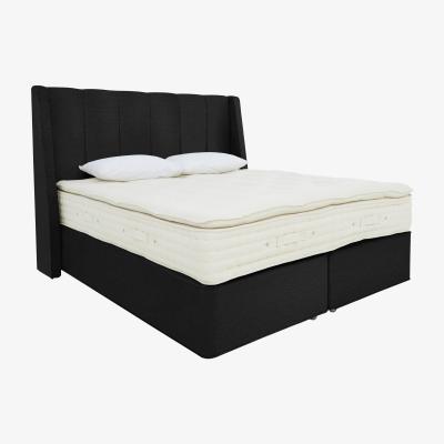 Furniture Village Hypnos - Bespoke Monarch Medium Divan Set - Double - Linoso Slate
