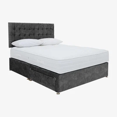 Furniture Village Sleep Story - Ergo 1000 Divan Set - Small Double - Black