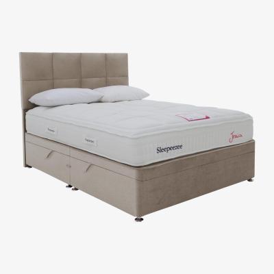 Furniture Village Sleepeezee - Jessica Side Ottoman Divan Set - Double - Beige