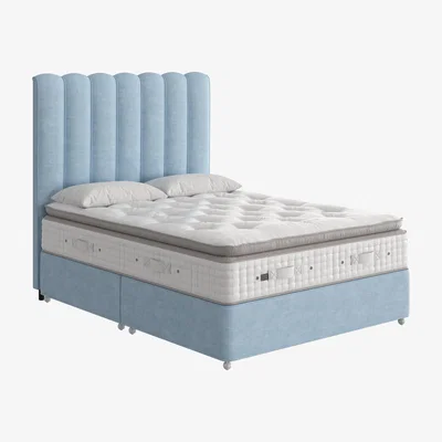 Furniture Village Vispring - Duchess Pillow Top Divan Set - Double - Blue