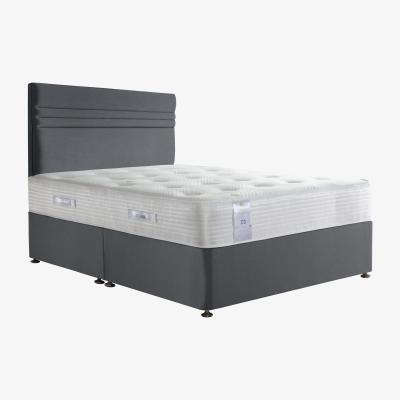 Furniture Village Sealy - Activsleep Geltex Pocket Firm 1400 Divan Set - Double - Grey