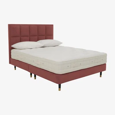 Furniture Village Hypnos - Bespoke Brilliance Shallow Divan Set - Double - Red