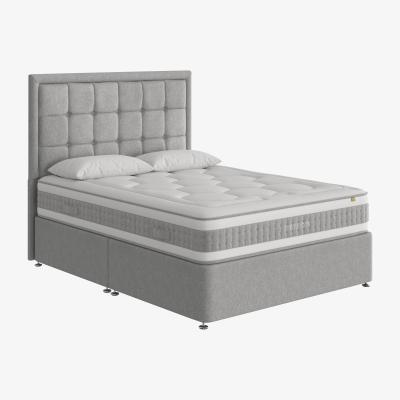 Furniture Village Mammoth - Prestige Plus 4000 Divan Set - Small Double - Silver