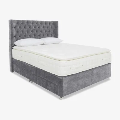 Furniture Village Highgrove - Sanctum Nature 2000 Pillowtop Divan Set - Double - Lace Dolphin