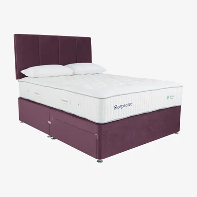 Furniture Village Sleepeezee - Natural Touch 3000 Divan Set - Double - Purple