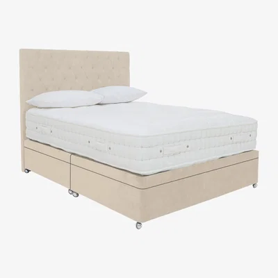 Furniture Village Sleep Story - Natural 4000 Side Ottoman Divan Set - Double