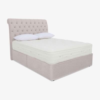 Furniture Village Hypnos - Luxury Firm 3 Divan Set with Continental Drawers - Double - Imperio Stone