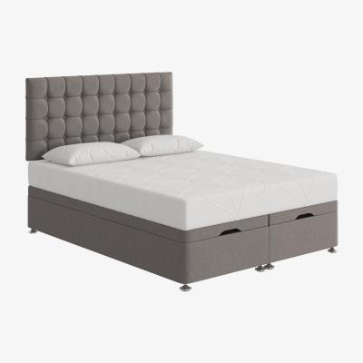 Furniture Village Sleep Story - Cool Gel 2000 End Lift Ottoman Divan Set - Double - Grey