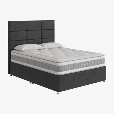 Furniture Village Mammoth - Prestige Advance 6000 Divan Set - Double - Black