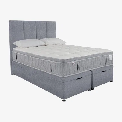 Furniture Village Millbrook - PureTech 3000 Pillow Top End Ottoman Divan Set - Double - Yellow