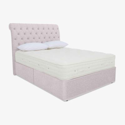 Furniture Village Hypnos - Luxury Firm 3 Divan Set - Double - Brooklyn Shell
