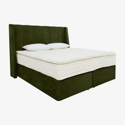 Furniture Village Hypnos - Bespoke Monarch Medium Divan Set - Double - Zenith Palm