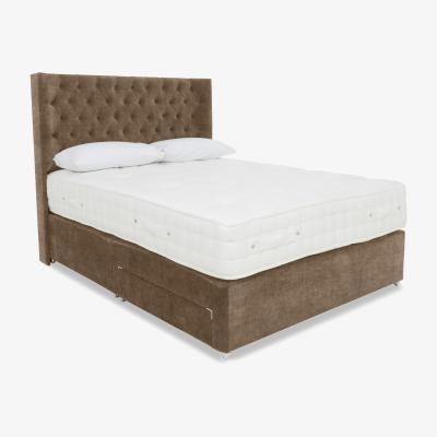 Furniture Village Highgrove - Sanctum Nature 2000 Divan Set - Double - Lace Caramel