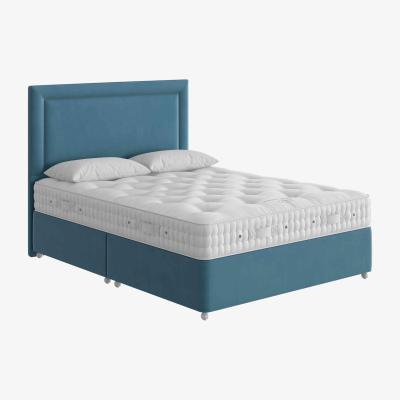 Furniture Village Vispring - Baronet Superb Soft Divan Set with End Drawers - Double - Plush Velvet Teal