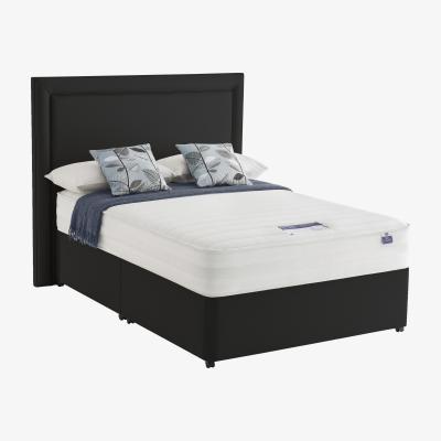 Furniture Village Silentnight - Mirapocket Serenity 1200 Memory Divan Set - Small Double6 - Black