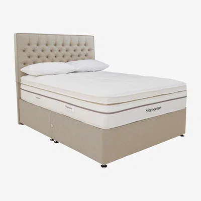 Furniture Village Sleepeezee - Harmony 3500 Divan Set - Double - Beige