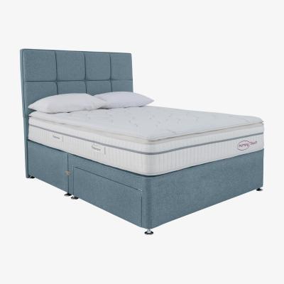 Furniture Village Sleepeezee - Memory Touch 2800 Divan Set - Small Double - Blue