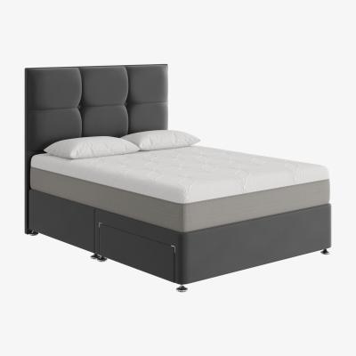 Furniture Village Sleep Story - Cool Gel 3000 Divan Set - Double - Grey