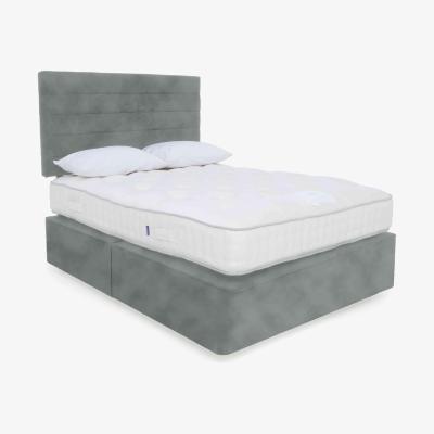 Furniture Village Harrison Spinks - Yorkshire 7.5K Medium Divan Set with Continental Drawers - Double - Lovely Slate