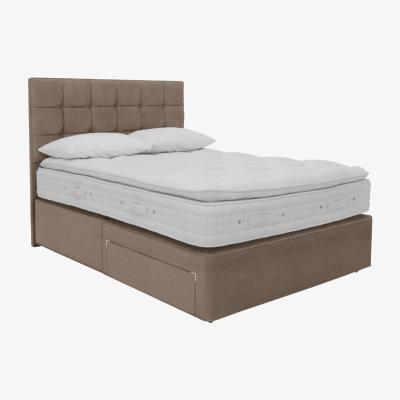 Furniture Village Hypnos - Bespoke Luxury Divan Set - Small Double - Brown