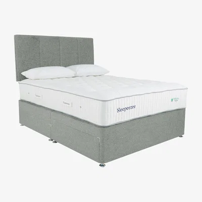 Furniture Village Sleepeezee - Natural Touch 3000 Divan Set - Small Double - Green