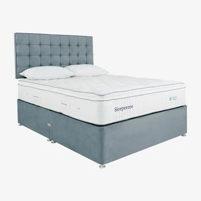Furniture Village Sleepeezee - Natural Touch 2000 Pillowtop Divan Set - Double - Blue