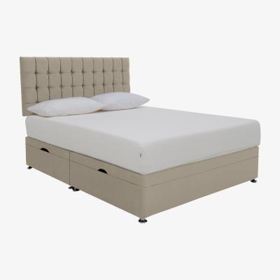 Furniture Village TEMPUR - Original Prime Side Ottoman Divan Set - Double - Beige