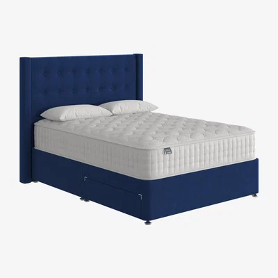 Furniture Village Silentnight - Eco Gel Divan Set - Double - Blue