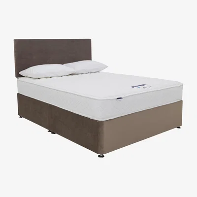 Furniture Village Silentnight - Eco Firm Divan Set - Double - Brown