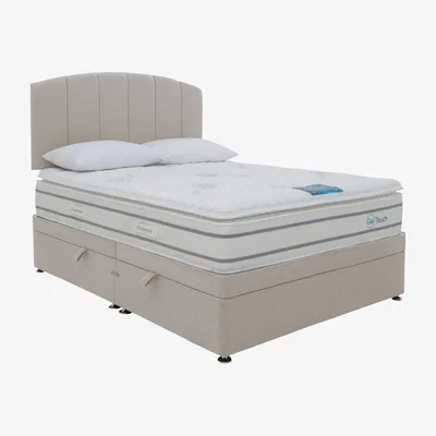 Furniture Village Sleepeezee - GelTouch 3000 Side-lift Ottoman Divan Set - Double