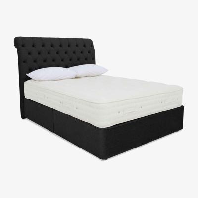 Furniture Village Hypnos - Luxury Firm 3 Divan Set - Double - Linoso Slate