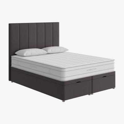 Furniture Village True Gel 5000 End Ottoman Divan Set - Double - Grey