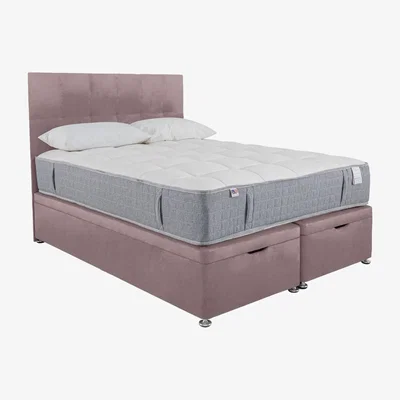 Furniture Village Millbrook - PureTech 2000 End Ottoman Divan Set - Double - Purple