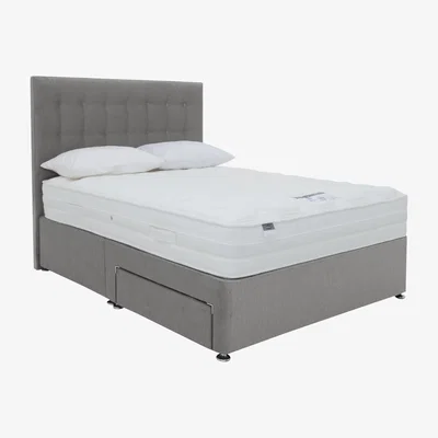 Furniture Village Silentnight - Eco Pocket Plus Divan Set - Small Double - Grey