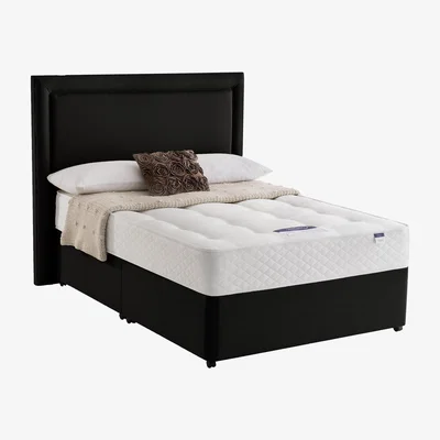 Furniture Village Silentnight - Miracoil Serenity Ortho Divan Set - Double - Black