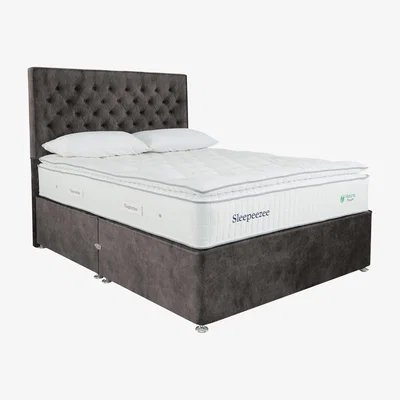Furniture Village Sleepeezee - Natural Touch 3000 Pillowtop Divan Set - Small Double - Brown
