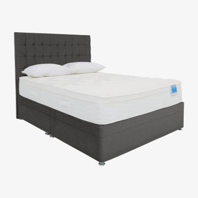 Furniture Village Sleep Story - Memory Hybrid Side Ottoman Divan Set - Double