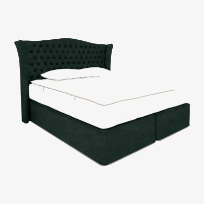 Furniture Village Hypnos - Majestic Sprung Medium Divan Set - Double - Emerald Green