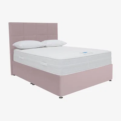 Furniture Village Sleep Story - Hybrid 3000 Divan Set - Double - Purple