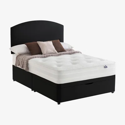 Furniture Village Silentnight - Mirapocket Serenity 1000 Memory Divan Set - Small Double6 - Black