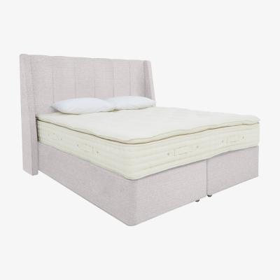 Furniture Village Hypnos - Bespoke Monarch Medium Divan Set - Double - Brooklyn Shell