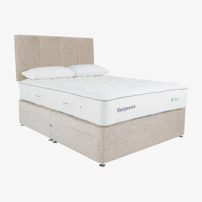 Furniture Village Sleepeezee - Natural Touch 3000 Divan Set - Small Double - Cream
