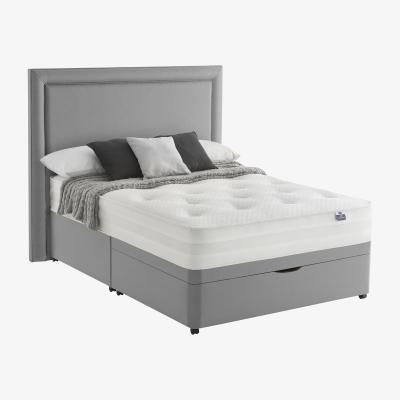 Furniture Village Silentnight - Mirapocket Serenity 1000 Half Ottoman Divan Set - Small Double6 - Grey