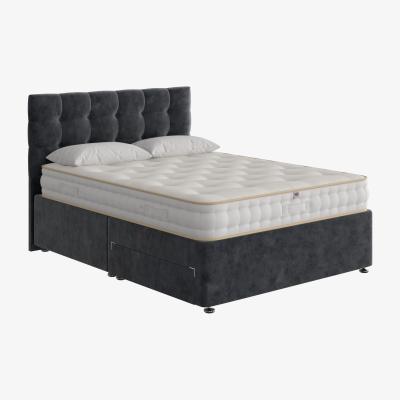 Furniture Village The Handmade Bed Company - Boutique Ortho Divan Set - Double - Grey