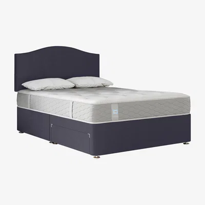 Furniture Village Sealy - Mellbreak Medium Divan Set - Double - Midnight