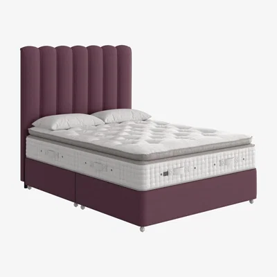 Furniture Village Vispring - Duchess Pillow Top Divan Set - Double - Purple