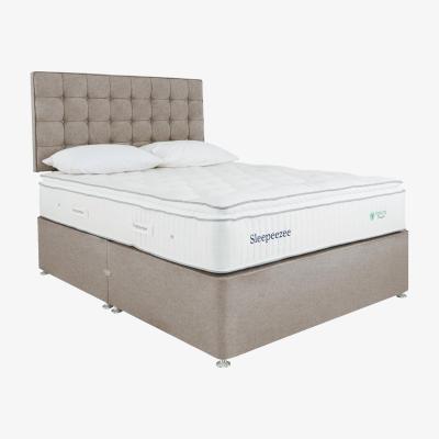 Furniture Village Sleepeezee - Natural Touch 2000 Pillowtop Divan Set - Double - Brown