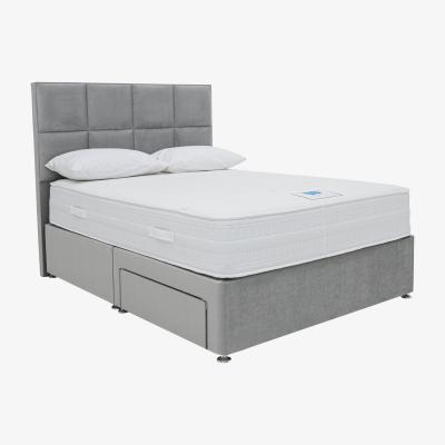 Furniture Village Sleep Story - Hybrid 3000 Divan Set - Small Double - Grey